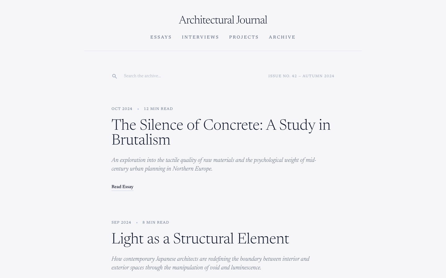 Journal home