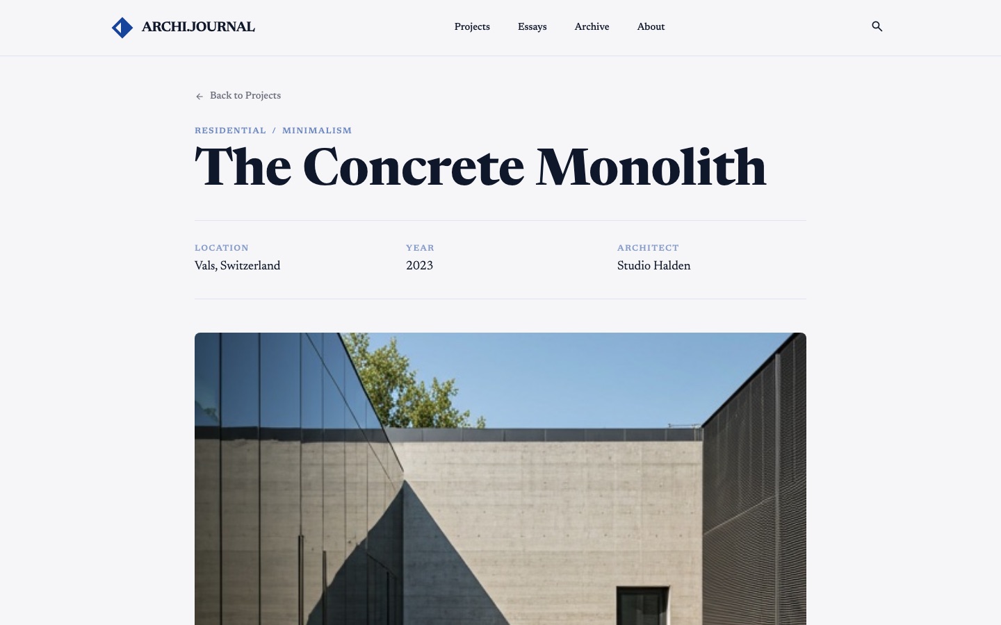 Project detail