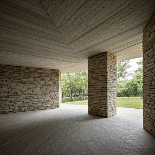 Stone pavilion structure